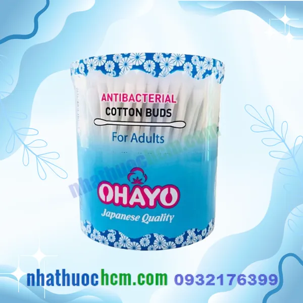Tăm bông ráy tai người lớn OHAYO - hộp 200 que