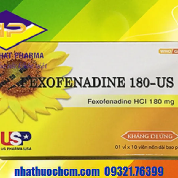 Thuốc chống dị ứng FEXOFENADIN