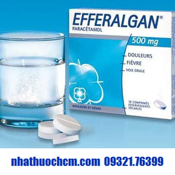 Thuốc giảm đau hạ sốt EFFERALGAN 500mg