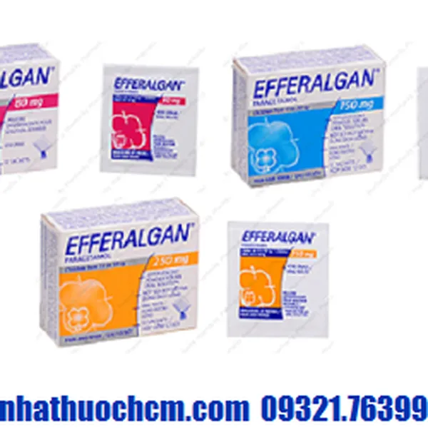 Thuốc giảm đau hạ sốt EFFERALGAN GÓI