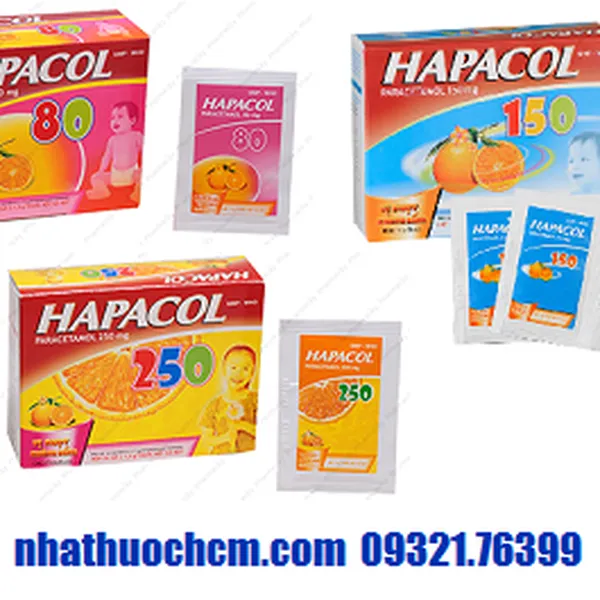 Thuốc giảm đau hạ sốt HAPACOL GÓI