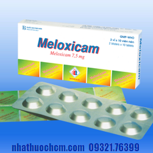 Thuốc giảm đau kháng viêm MELOXICAM 7.5mg