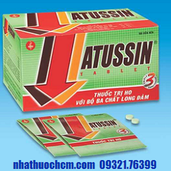 Thuốc ho ATUSSIN viên