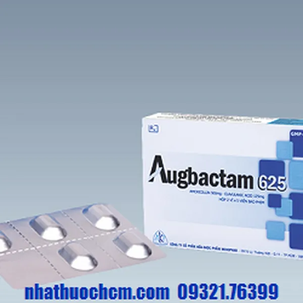 Thuốc kháng sinh AUGBACTAM 625mg