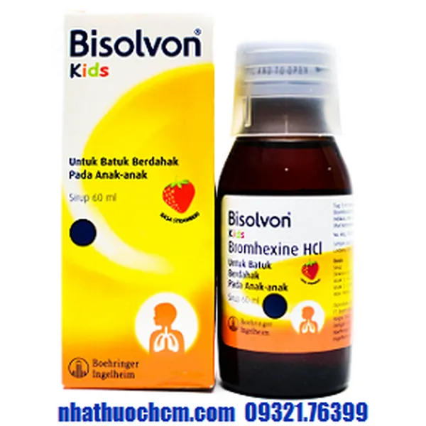 Thuốc long đờm BISOLVON siro