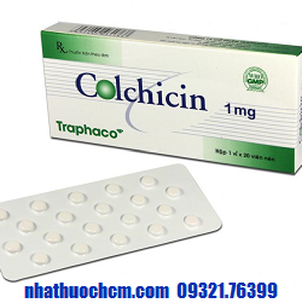 Thuốc trị bệnh Gút COLCHICIN 1mg