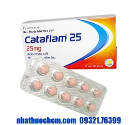 Cataflam có sẵn dưới dạng viên nén bao đường, liệu có thuốc giảm đau bụng kinh Cataflam dạng khác không?