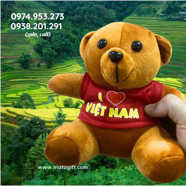 Gấu bông lưu niệm Việt Nam Gấu bông lưu niệm Việt Nam