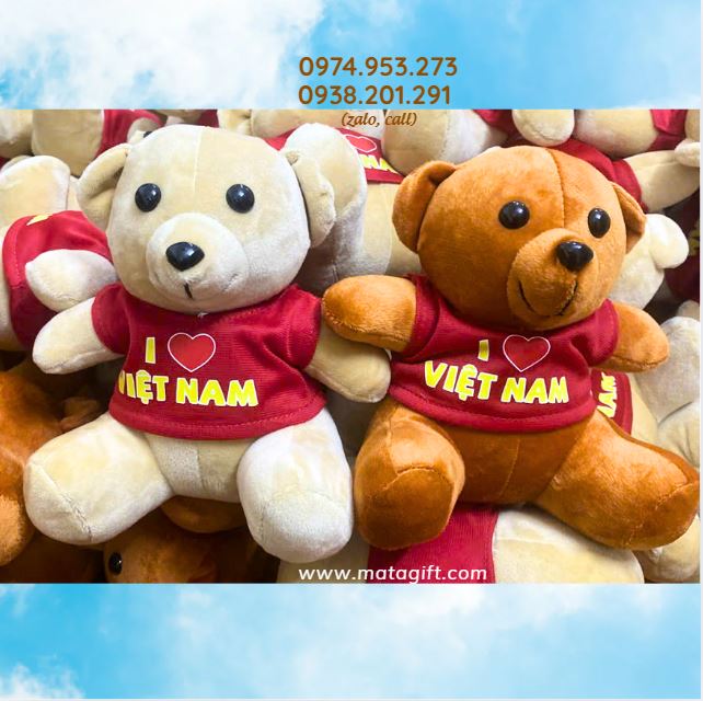 Gấu bông lưu niệm Việt Nam Gấu bông lưu niệm Việt Nam