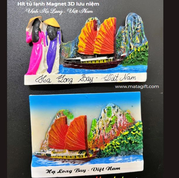 Nam châm hít tủ lạnh 3D trang trí cảnh đẹp Việt Nam quà tặng khách quốc tế Nam châm hít tủ lạnh 3D trang trí cảnh đẹp Việt Nam quà tặng khách quốc tế
