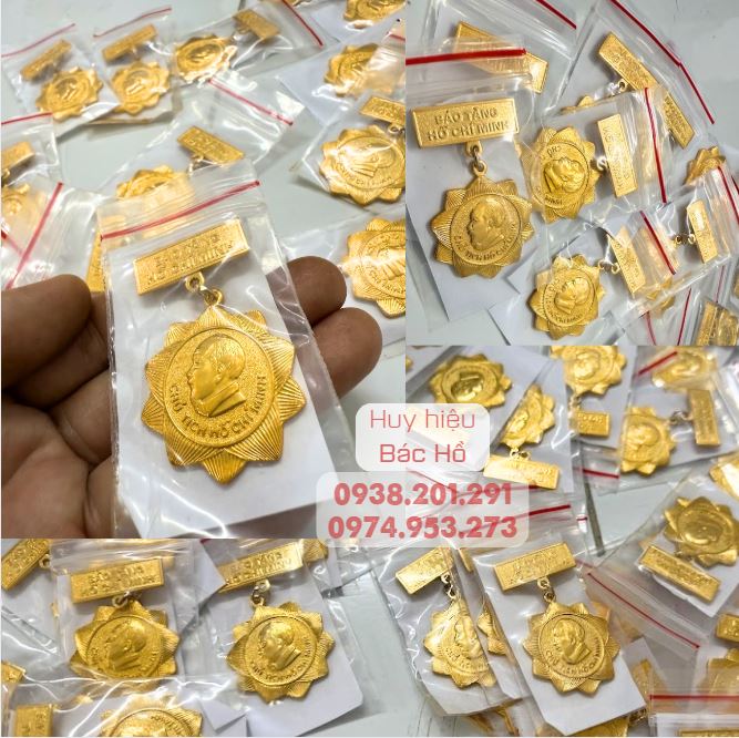 Huy hiệu bác Hồ chủ tịch Hồ Chí Minh Huy hiệu bác Hồ chủ tịch Hồ Chí Minh