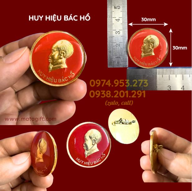 Huy hiệu cài áo in logo Huy hiệu cài áo in logo