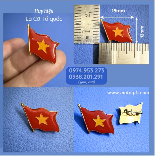 Huy hiệu lá cờ Tổ quốc Huy hiệu lá cờ Tổ quốc