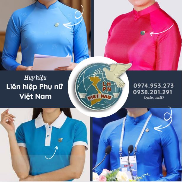 Huy hiệu Hội Liên hiệp Phụ nữ Việt Nam Huy hiệu Hội Liên hiệp Phụ nữ Việt Nam