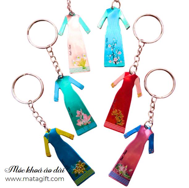 Móc khoá áo dài Việt Nam duyên dáng quà tặng du lịch khách nước ngoài Móc khoá áo dài Việt Nam duyên dáng quà tặng du lịch khách nước ngoài