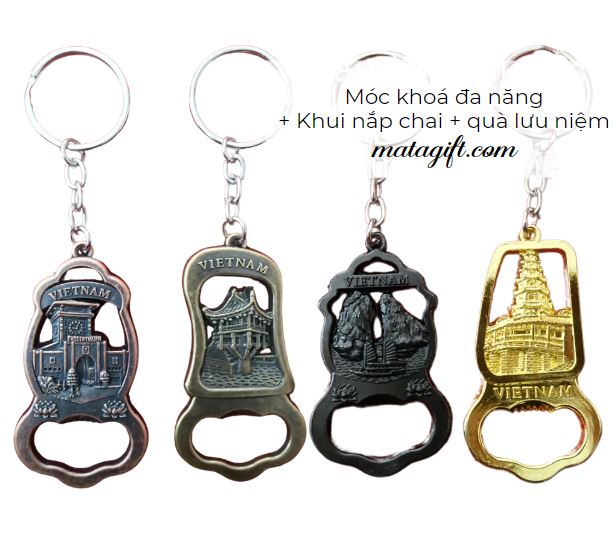 Móc khoá đa năng kết hợp khui bia và quà lưu niệm Móc khoá đa năng kết hợp khui bia và quà lưu niệm
