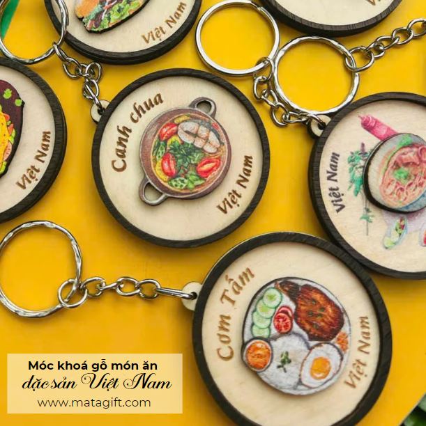 Móc khoá món ăn Việt Nam Móc khoá món ăn Việt Nam
