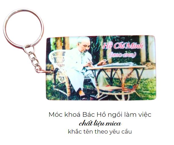 Móc khoá hình ảnh Bác Hồ Móc khoá hình ảnh Bác Hồ