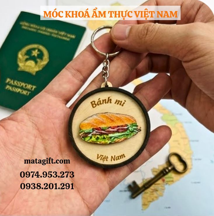 Móc khoá món ăn đặc sản ẩm thực Việt Nam Móc khoá món ăn đặc sản ẩm thực Việt Nam