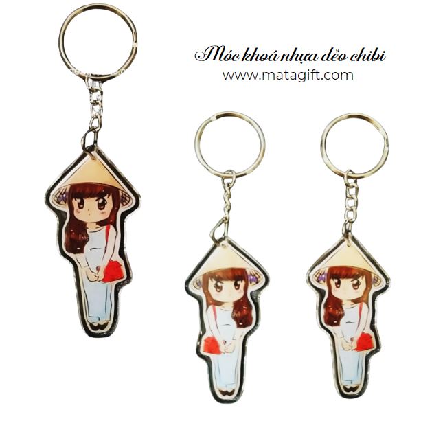Móc khoá nhựa dẻo chibi sản xuất theo yêu cầu Móc khoá nhựa dẻo chibi sản xuất theo yêu cầu