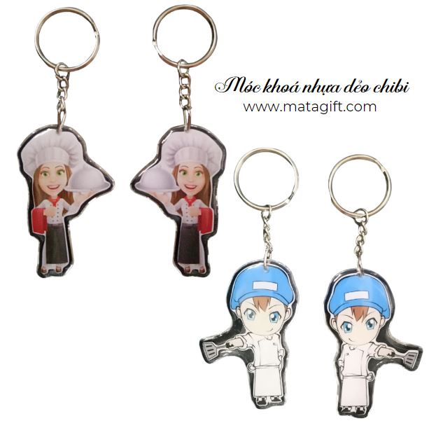 Móc khoá nhựa dẻo chibi sản xuất theo yêu cầu Móc khoá nhựa dẻo chibi sản xuất theo yêu cầu