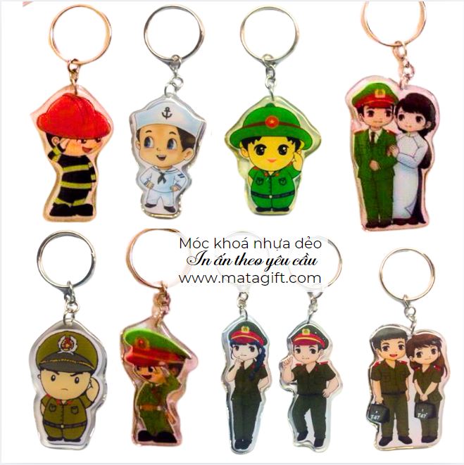 Móc khoá nhựa dẻo in theo yêu cầu giá rẻ Móc khoá nhựa dẻo in theo yêu cầu giá rẻ