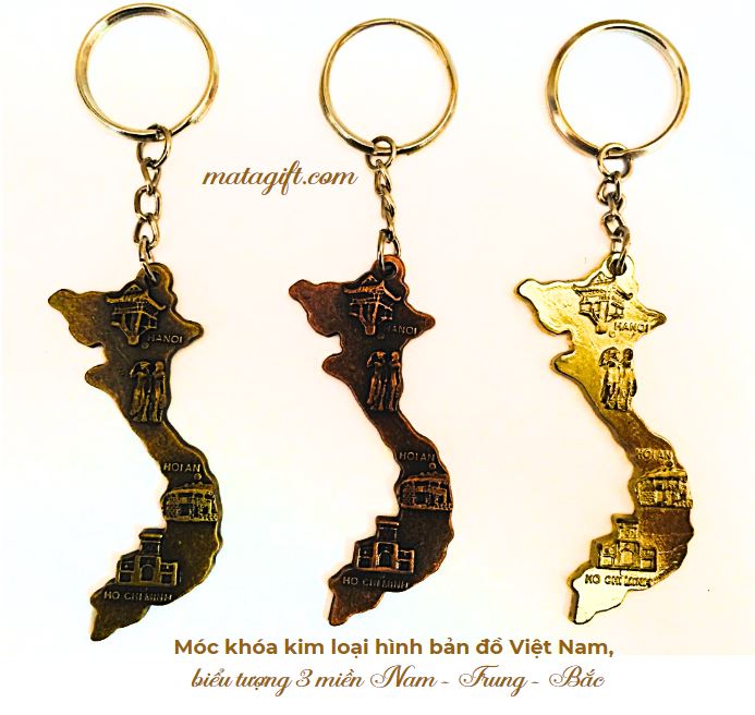 Móc khóa poly hình bản đồ Việt Nam Móc khóa poly hình bản đồ Việt Nam