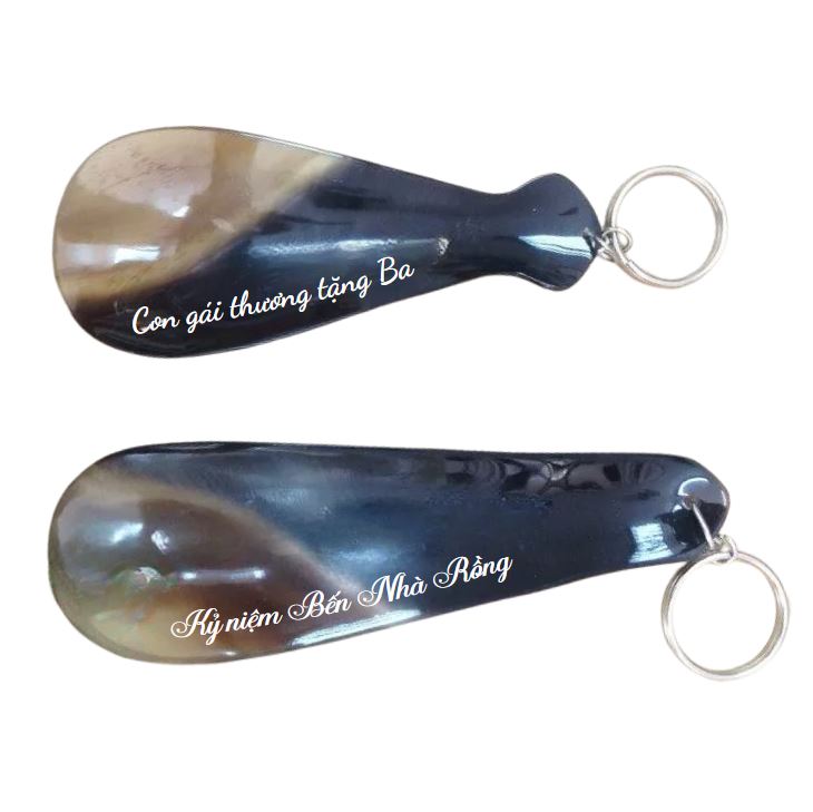 Móc khoá sừng đón gót giày đẹp và bền khắc tên làm quà tặng Móc khoá sừng đón gót giày đẹp và bền khắc tên làm quà tặng