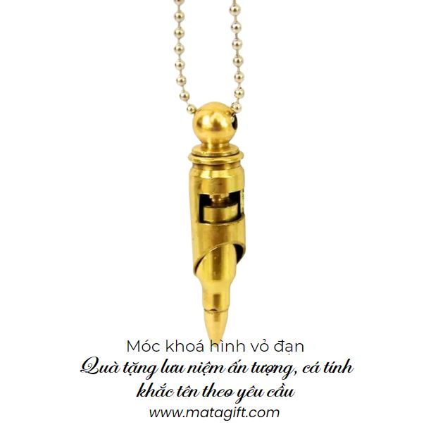 Móc khoá vỏ đạn cá tính và độc đáo Móc khoá vỏ đạn cá tính và độc đáo