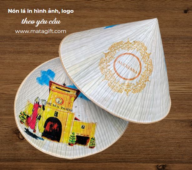 Nón lá in hình ảnh logo công ty giá rẻ làm quà tặng khách du lịch Nón lá in hình ảnh logo công ty giá rẻ làm quà tặng khách du lịch