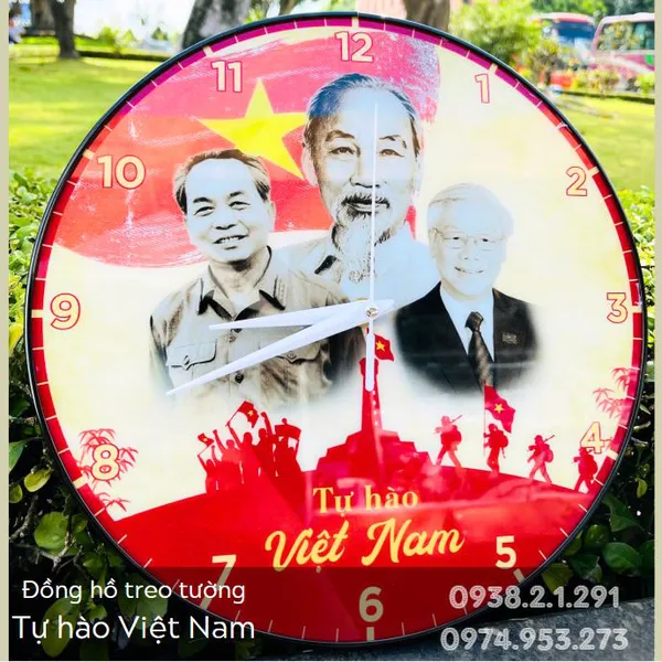 Đồng hồ treo tường Tự hào Việt Nam