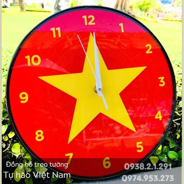 Đồng hồ treo tường Tự hào Việt Nam