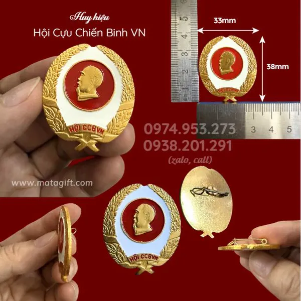 Huy hiệu Cựu Chiến Binh tri ân thế hệ anh hùng