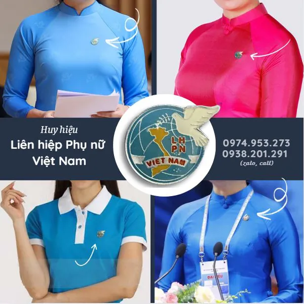 Huy hiệu Hội Liên hiệp Phụ nữ Việt Nam
