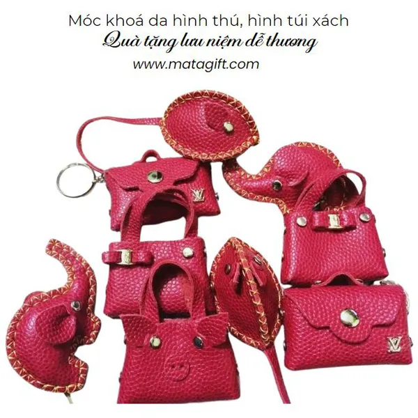 Bộ sưu tập móc khóa da độc đáo 