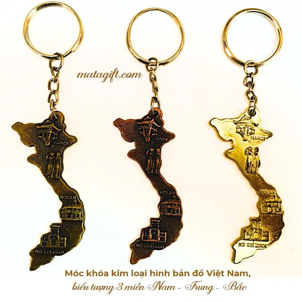 Móc khóa poly hình bản đồ Việt Nam