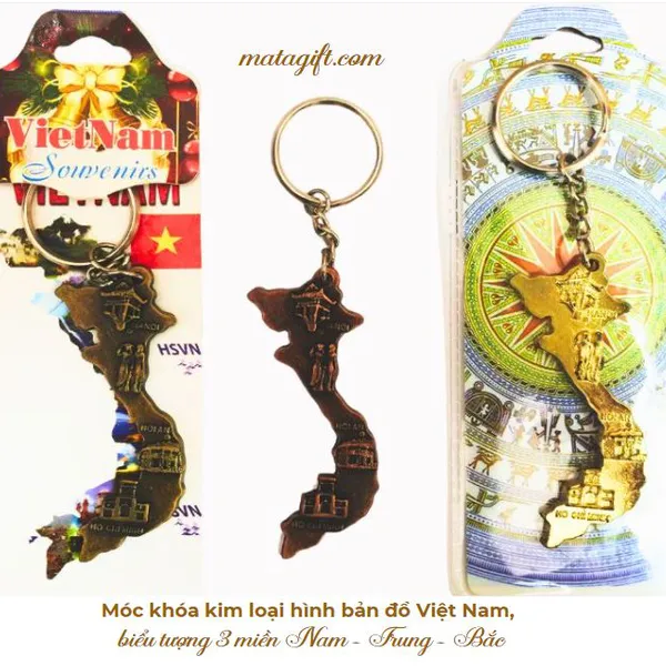 Móc khóa poly hình bản đồ Việt Nam