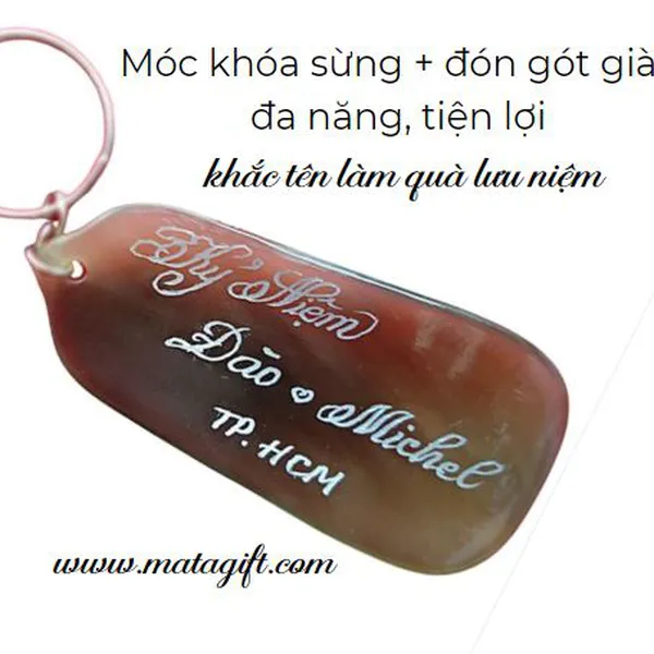 Móc khóa sừng đón gót giày đa năng tiện lợi