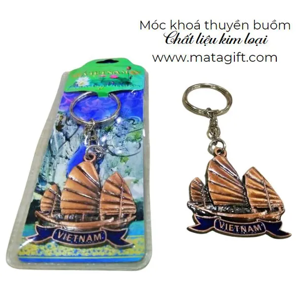 Móc khóa thuyền buồm 