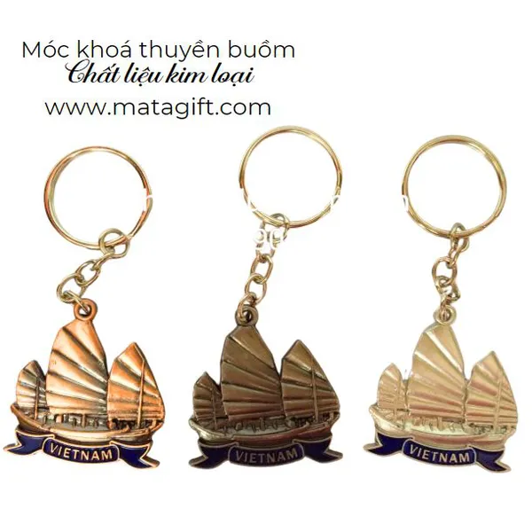 Móc khóa thuyền buồm 