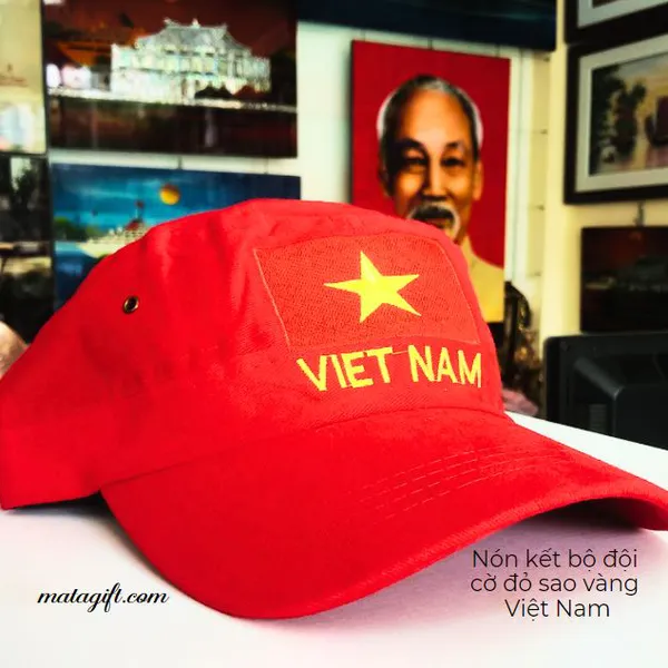 Nón kết bộ đội cờ đỏ sao vàng