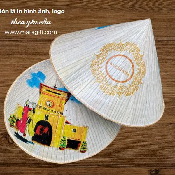 Nón lá in hình ảnh, logo làm quà tặng