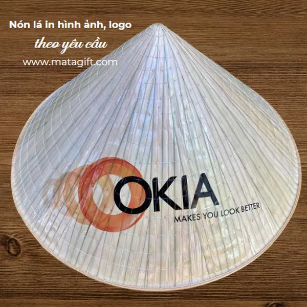 Nón lá in hình ảnh, logo làm quà tặng