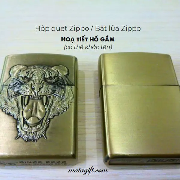 Quẹt zippo độc đáo
