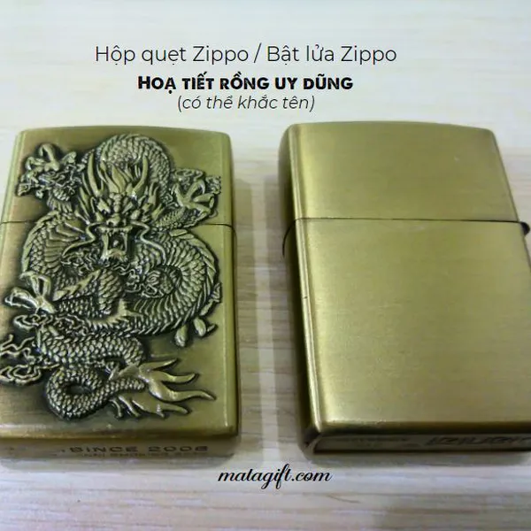 Quẹt zippo độc đáo
