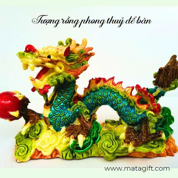 Tượng rồng phong thủy để bàn