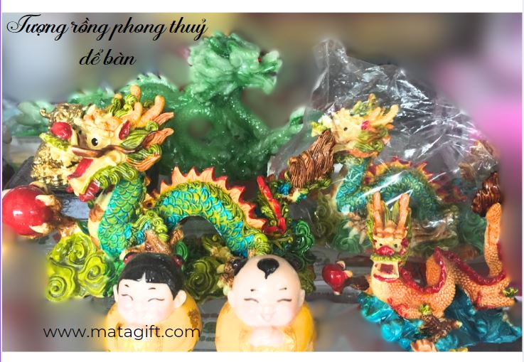 Tượng rồng phong thuỷ để bàn may mắn tài lộc Tượng rồng phong thuỷ để bàn may mắn tài lộc