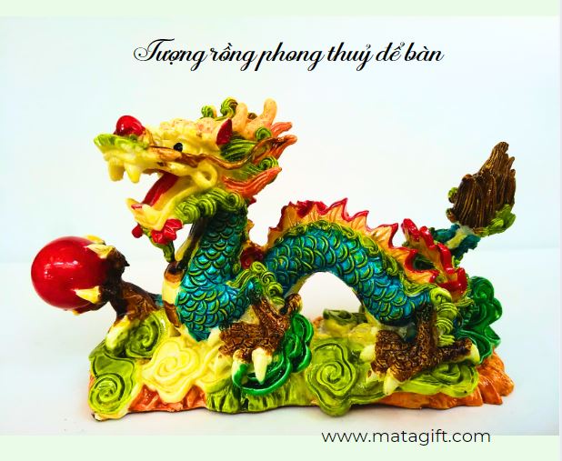 Tượng rồng phong thuỷ để bàn đem lại may mắn tài lộc Tượng rồng phong thuỷ để bàn đem lại may mắn tài lộc