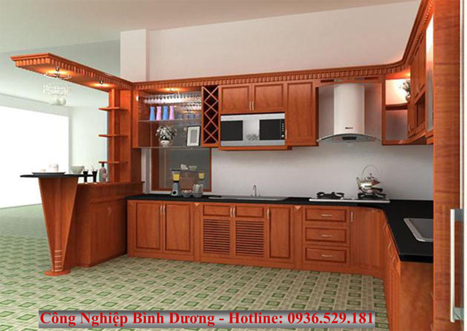 tủ bếp nhôm giá rẻ