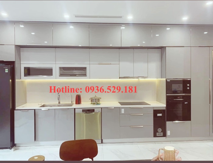 tủ bếp nhôm hợp kim